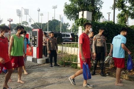 U19 Việt Nam được bảo vệ nghiêm ngặt ở Indonesia trước bán kết U19 ĐNÁ