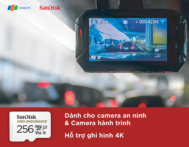 Thẻ nhớ microSD SanDisk High Endurance: Đặt chuẩn mới cho thẻ ghi hình - 4
