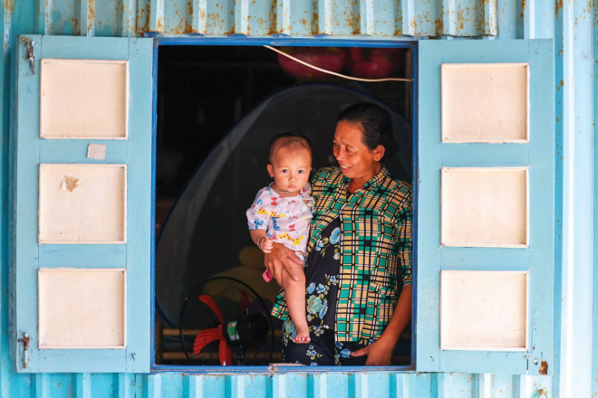 Người dân nơi đây hiền lành, chất phác và rất mến khách. Ảnh: Hải An