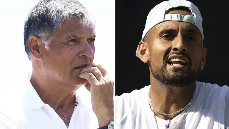 Kyrgios (phải) không quá hay trong mắt ông Toni Nadal (trái)