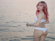 Công nghệ thông tin - Nữ streamer Mina Young “đốt mắt” fan hâm mộ với trang phục bikini gợi cảm