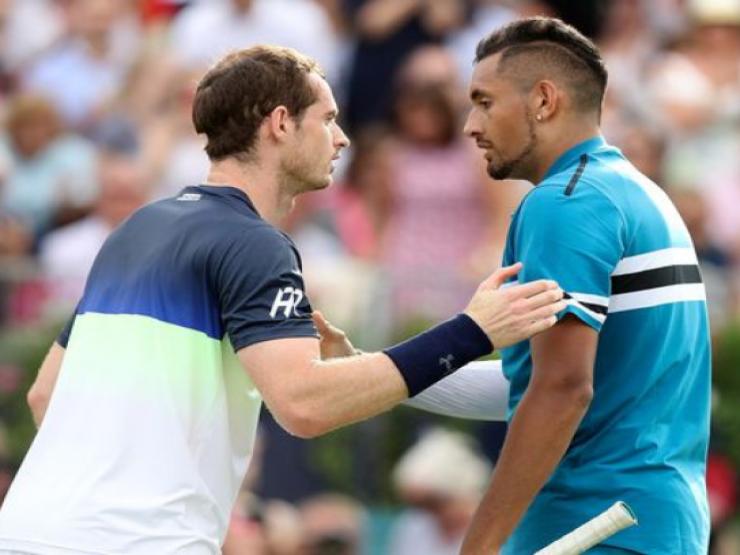 Andy Murray chính là ”cứu tinh”, kéo Nick Kyrgios khỏi ”vũng bùn”