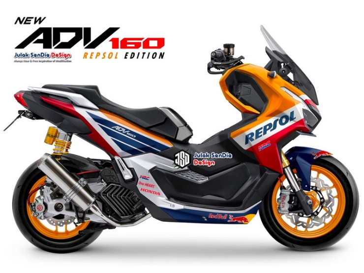 ”Vua xe ga” Honda xuất hiện phiên bản Repsol cực ”cháy”