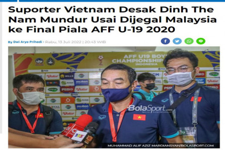 U19 Việt Nam - Thái Lan cùng thua: Báo Indonesia hả hê, mong HLV Đinh Thế Nam mất việc