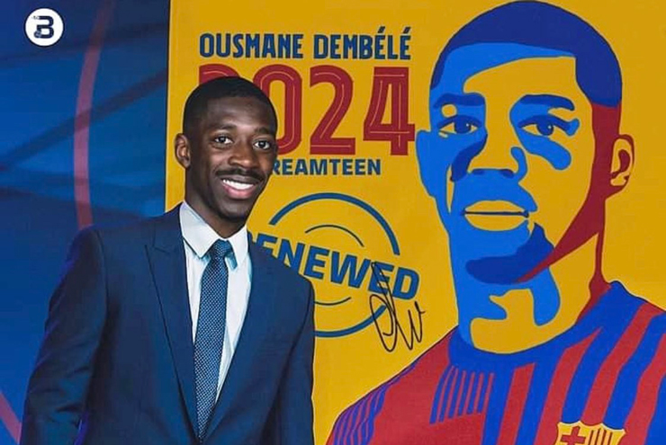 Dembele chính thức gia nhập Barcelona lần thứ hai