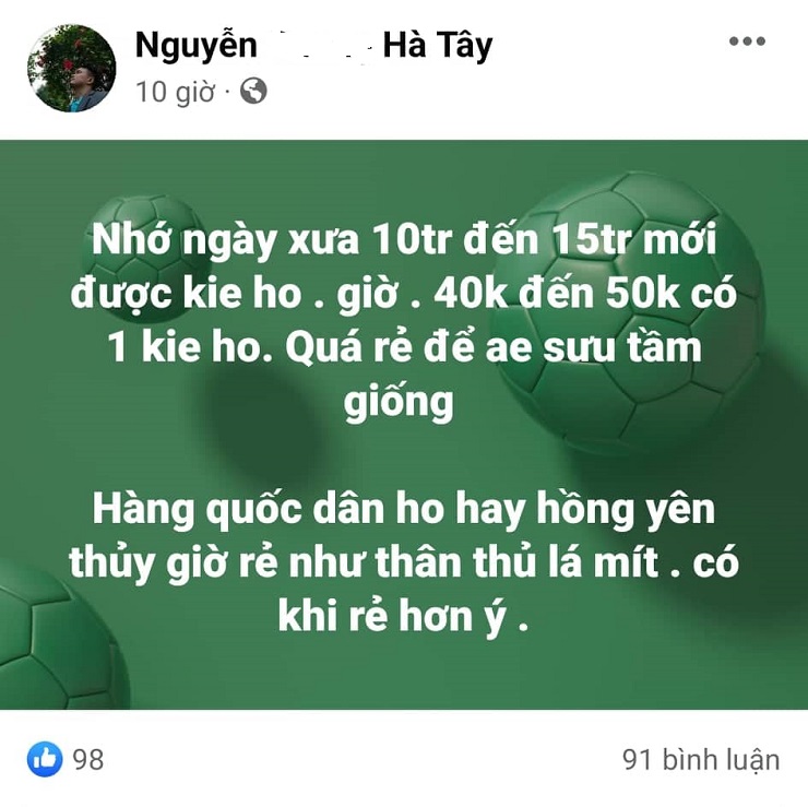 Nhiều người chơi lan xót xa khi chứng kiến giá lan rớt thảm chỉ sau một thời gian ngắn