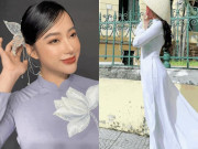 Đời sống Showbiz - Hot girl xứ Nghệ mặc áo dài khiến fan nam &quot;bối rối&quot;, Angela Phương Trinh gây chú ý vì điều này