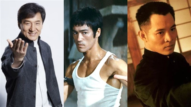 Ba ngôi sao võ thuật là Thành Long, cố diễn viên Lý Tiểu Long, Lý Liên Kiệt (từ trái qua phải) đều được một đạo diễn tài năng phát hiện.