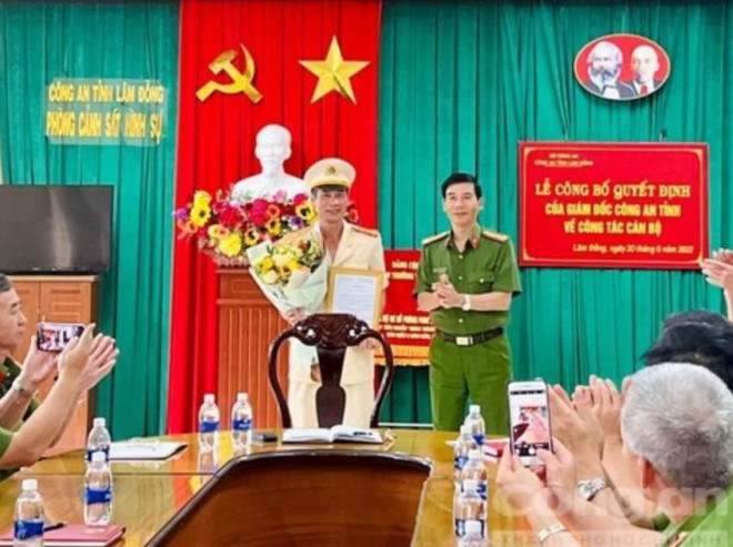 Tân Trưởng phòng Cảnh sát Hình sự - Công an Lâm Đồng. Ảnh: TD