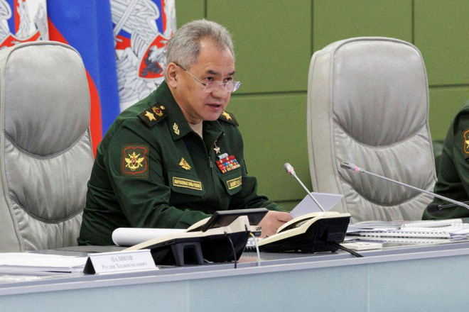 Bộ trưởng Quốc phòng Nga Sergei Shoigu. Ảnh: Reuters.&nbsp;