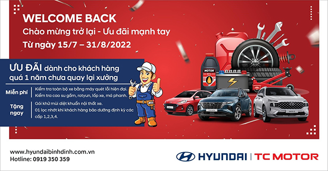 Chào mừng trở lại – Ưu đãi mạnh tay cùng Hyundai Bình Định - 1