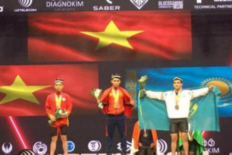 "Choáng" khi lực sĩ trẻ Việt Nam phá liền ba kỷ lục cử tạ thế giới