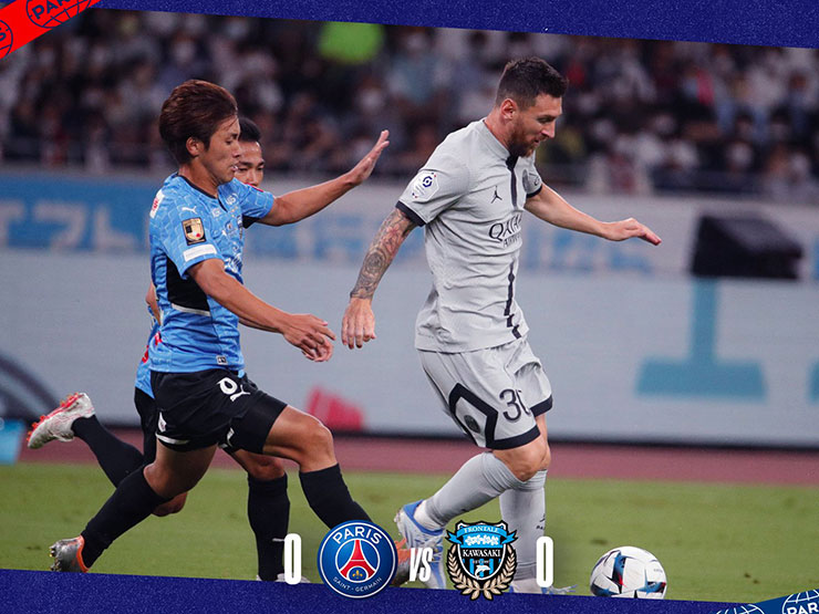 Trực tiếp bóng đá Kawasaki Frontale - PSG: Messi mở tỷ số (Giao hữu)