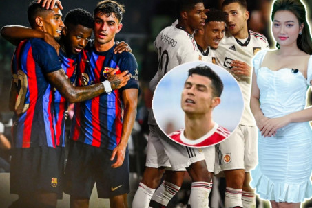 "Tam tấu" MU khiến Ronaldo bị lãng quên, Barca thắng 6-0 thị uy Real (Clip 1 phút Bóng đá 24H)