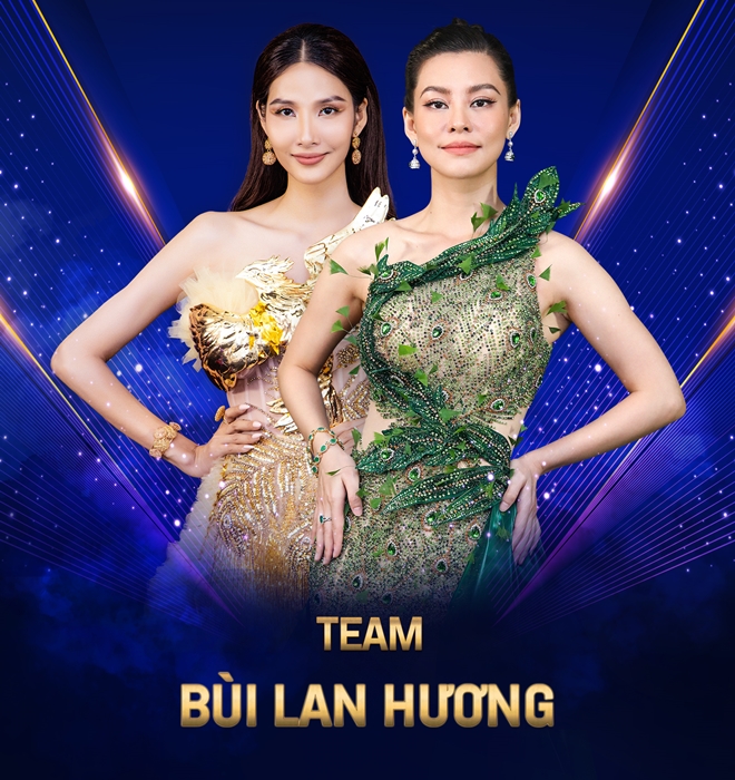 Đội trưởng Bùi Lan Hương và thí sinh Hoàng Thùy