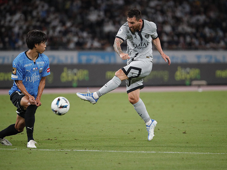 Video bóng đá Kawasaki Frontale - PSG: Messi ”nổ súng”, 3 bàn bùng nổ (Giao hữu)