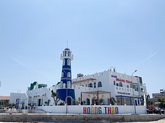 Không gian đón hoàng hôn ngay tại nhà hàng - Ảnh: Hoàng Thao Seaview
