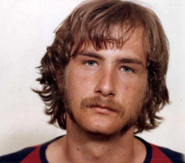 Billy khi bị bắt năm 1977.