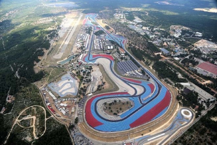 Circuit Paul Ricard trải dài ở vùng Đông Nam nước Pháp