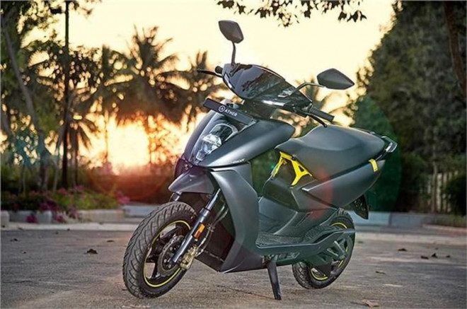 Xe tay ga điện Ather 450X e-scooter chưa tới 50 triệu đồng. Ảnh: Autocarindia