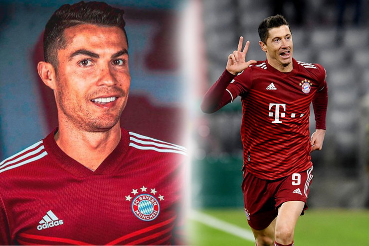 Ý tưởng dùng Ronaldo thay Lewandowski không hề tồi