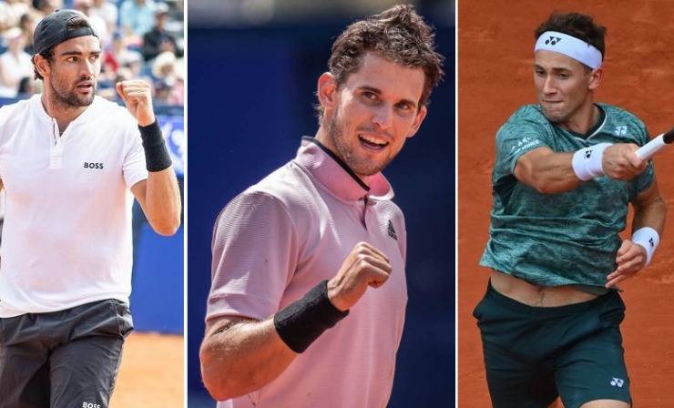 Berrettini, Thiem,&nbsp;Casper Ruud ghi danh vào bán kết&nbsp;Swiss Open