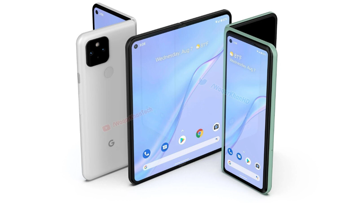 Ảnh concept&nbsp;Google Pixel Fold.