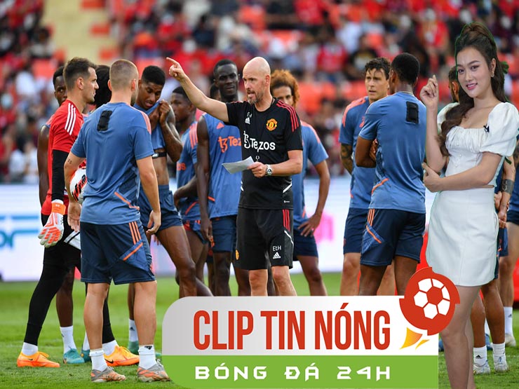 HLV Ten Hag tái mặt vì hàng thủ MU, kỷ lục đặc biệt của Ronaldo bị phá (Clip Tin nóng bóng đá 24H)