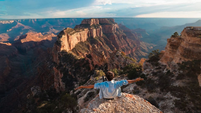 Chinh phục đại vực Grand Canyon, ngắm khoảnh khắc đất trời giao thoa tuyệt diệu - 1