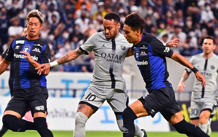 Video bóng đá PSG - Gamba Osaka: Đại tiệc 8 bàn, Messi - Neymar - Mbappe nhảy múa - 1