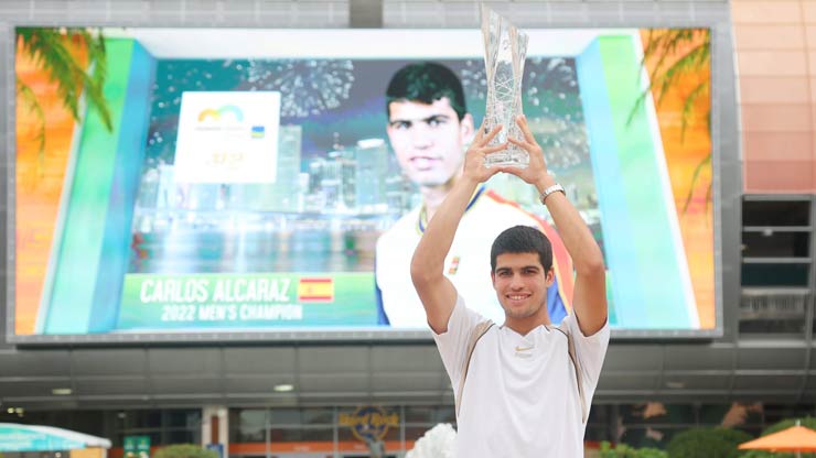 Alcaraz giành đến 2 danh hiệu ATP Masters 1000 mùa này dù mới 19 tuổi