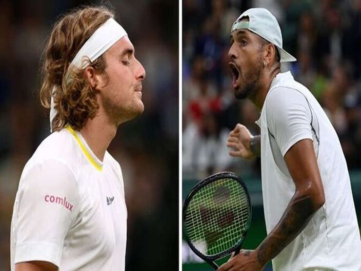 Kyrgios lại ”cà khịa” Tsitsipas: “Đồng đội tệ nhất tôi từng chơi cùng”