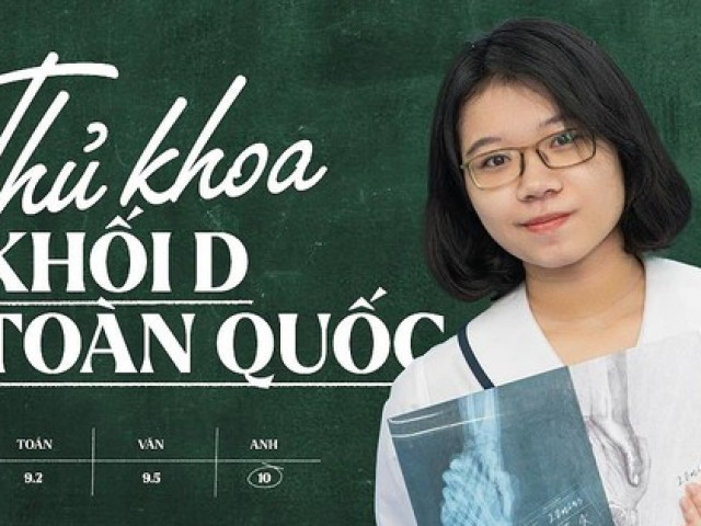 Thủ khoa khối D toàn quốc đến từ Hải Phòng: Từng đoạt huy chương Vàng Toán quốc tế