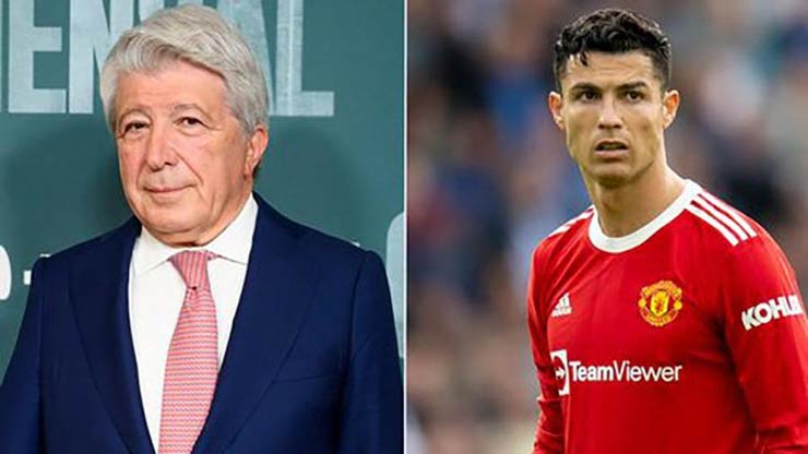 Enrique Cerezo, Chủ tịch Atletico Madrid cho rằng tin đồn đội mình muốn Ronaldo chỉ là tin bịa đặt