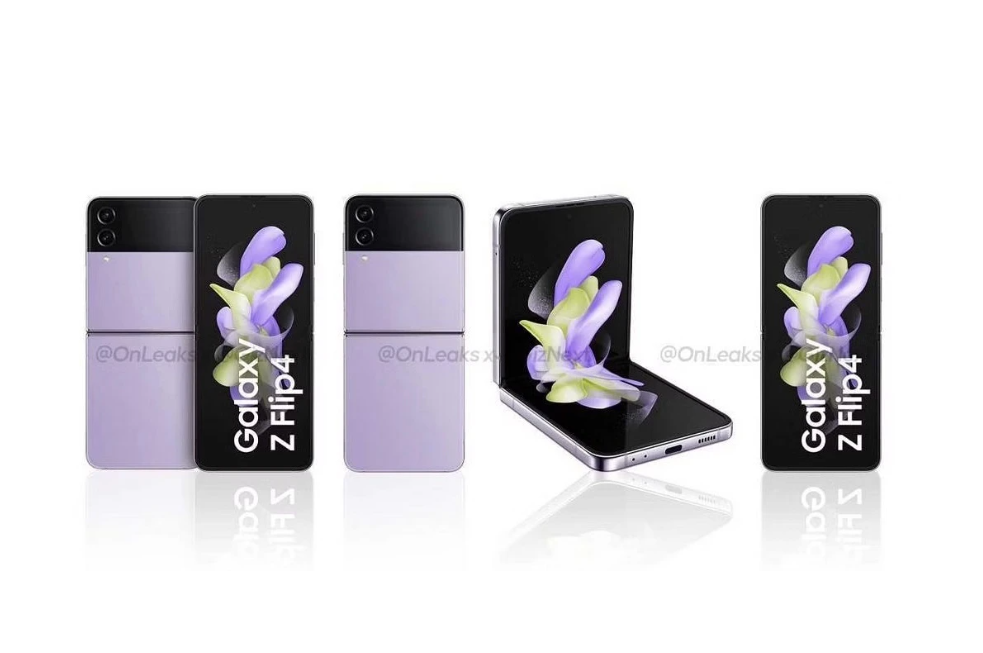 Bộ tứ màu sắc của&nbsp;Galaxy Z Flip 4&nbsp;(nhấp vào ảnh để phóng to).