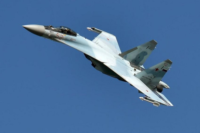 Tiêm kích Su-35S của Nga. Ảnh: WIKIPEDIA