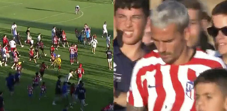 Griezmann bị fan nhà liên tiếp cà khịa