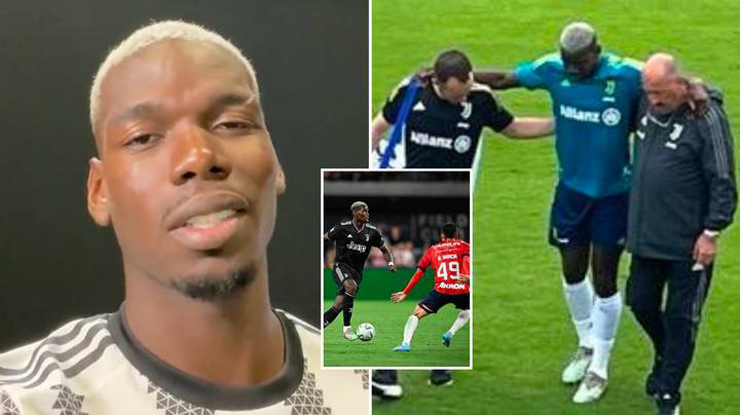 Tình hình chấn thương sụn chêm đầu gối phải của Paul Pogba xấu hơn nhiều so với dự kiến ban đầu