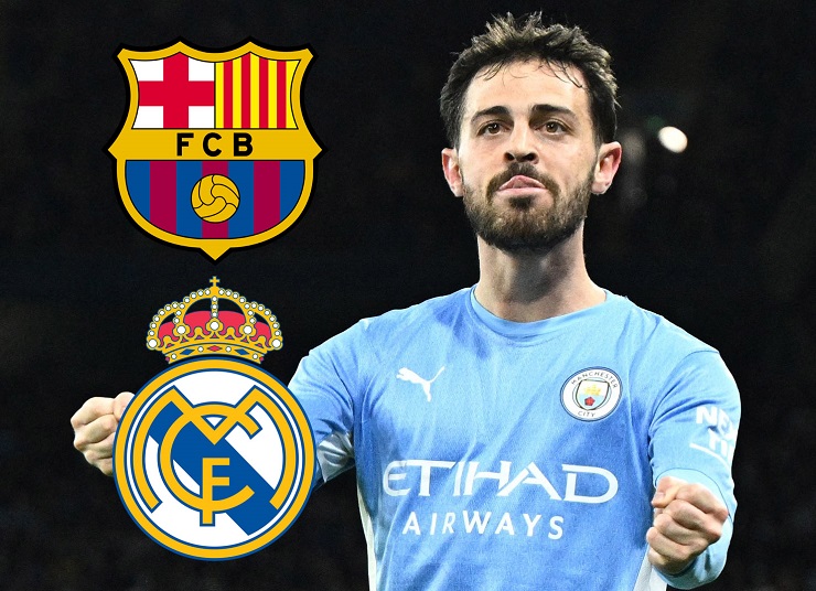 Bernardo Silva muốn gia nhập Barca hoặc Real Madrid