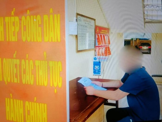 Hình ảnh con trai 13 tuổi của Nguyễn Xuân Đường tự đăng trên facebook, nói là mình đã đến công an trình báo