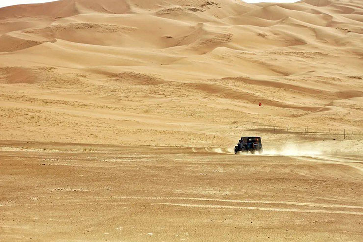 3. Sa mạc này nổi tiếng với hình dáng kỳ lạ, những cồn cát cao vút và nhiều dốc.
