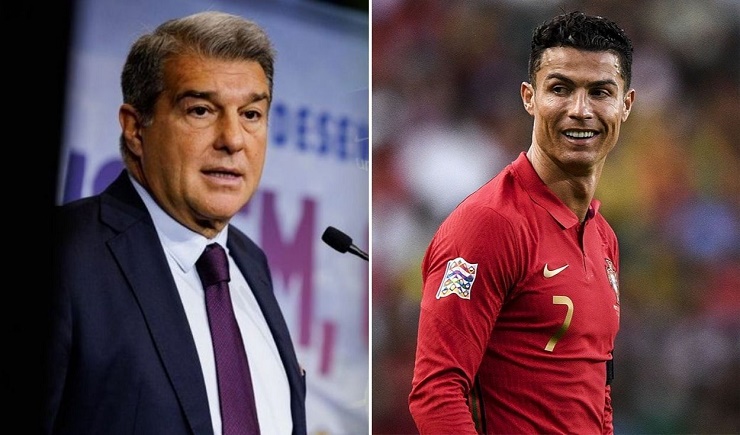 Chủ tịch Laporta từ chối cơ hội chiêu mộ Ronaldo