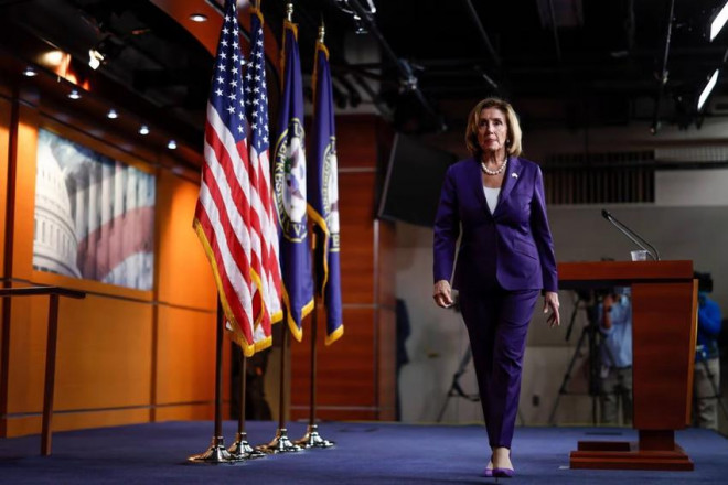 Chủ tịch Hạ viện Mỹ Nancy Pelosi. Ảnh: BLOOMBERG