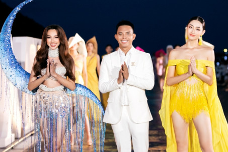 Hoa hậu Thùy Tiên tái xuất chinh phục sàn diễn Vietnam Beauty Fashion Fest