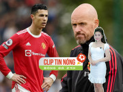 Bóng đá - HLV Ten Hag bất ngờ &quot;chê&quot; Ronaldo, khó đá chính ở MU mùa giải tới (Clip Tin nóng bóng đá 24h)