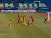 Bóng đá - Video bóng đá Thanh Hóa - Viettel: Hoàng Đức bất lực, &quot;đốt đền&quot; nghiệt ngã (V-League)