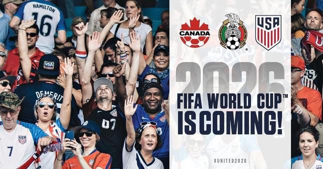 World Cup 2026 sẽ diễn ra tại Canada, Mexico và Mỹ