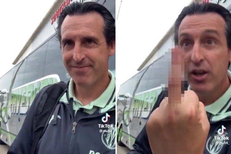 HLV Unai Emery phản ứng sốc khi bị fan "hỏi đểu"