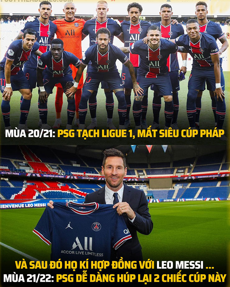 Messi đến, PSG lại thống trị bóng đá Pháp.