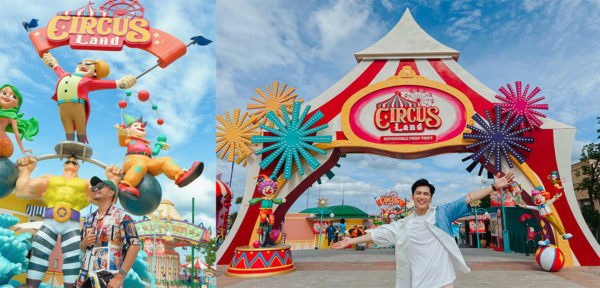 Tô đi đâu & Lý Thành Cơ gợi ý đến Circus land – điểm vui chơi không thể bỏ qua trong mùa hè này